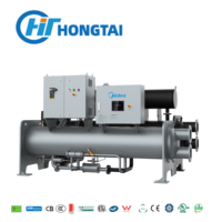 Midea Best Seller R134a 90-550RT High COP SKF Bearing Water Cooled Screw Chiller untuk Pendinginan Pusat Data