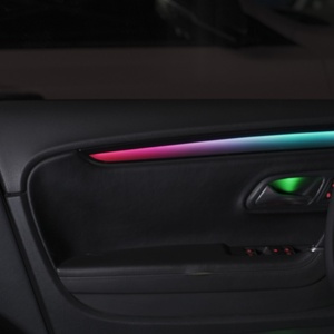 Kit LED multifonctionnel pour éclairage d'ambiance de voiture RHD avec affichage de la température ambiante et fonction de surveillance de la tension - Product Image 1