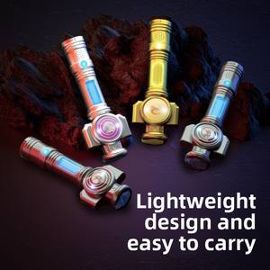 Nouvelle épée rotative transfrontalière rétractable lumineuse pour bébé, jouet bâton clignotant pour 0-24 mois, en plastique - Product Image 4