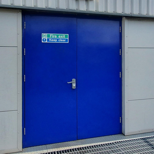 Lửa đánh giá nội thất cửa thép chống cháy hiện đại cho khách sạn sử dụng thương mại với bề mặt hoàn thiện - Product Image 4