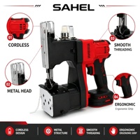 Machine à coudre portative rechargeable pour sacs, machine de fermeture de sacs portable pour usage industriel