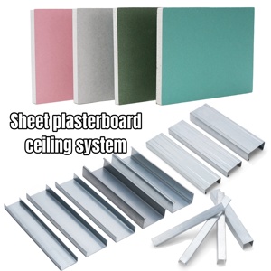 Plaque de plâtre résistante à l'eau <span class=keywords><strong>pour</strong></span> <span class=keywords><strong>plafond</strong></span> Cloison sèche Partition Surface commune Papier Plaque de plâtre <span class=keywords><strong>pour</strong></span> salon <span class=keywords><strong>Chambre</strong></span> - Product Image 6