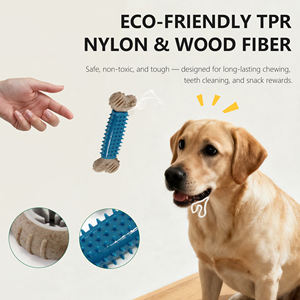 Nuovo Design Giocattoli da Masticare per Cani a Forma di Cibo in TPR e Nylon Ecologici Set Resistente per Masticatori Aggressivi - Product Image 3