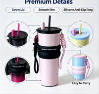 Mug à café 20oz en acier inoxydable 304, isolé sous vide, pour voyage et bureau, logo personnalisé, vente en gros