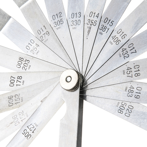 Lame en acier 16 # 65mn, outil de mesure métrique impérial à double marquage, jauge d'épaisseur décalée - Product Image 3