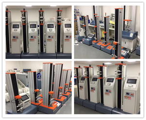 Máquina de Ensayo de Tracción de Caucho de 2KN con Extensómetro de Gran Deformación, ASTM D412 ISO 37, Probador de Tracción Universal de Columna Única - Product Image 5