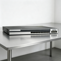 WS-C3750X-48P-L WS-C3750X-48P-S WS-C3750X-48P-E Nuevo Switch de Núcleo de 3 Capas de la Serie 3750X Original con 48 Puertos Gigabit PoE