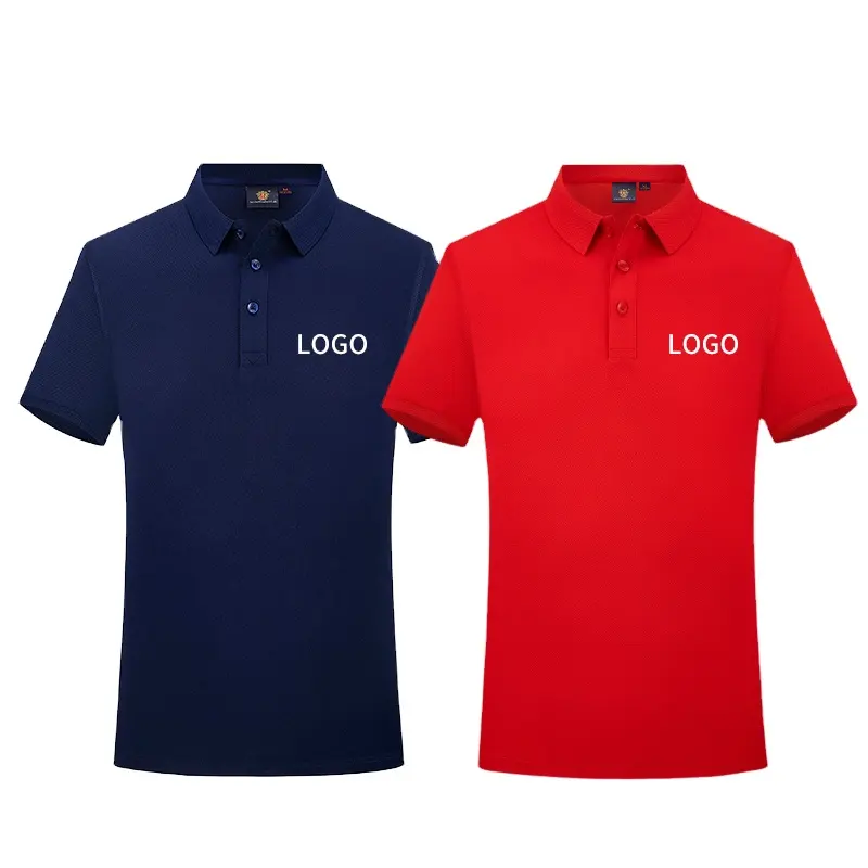 Terbaru Menambahkan Kain Lembut Katun Polo Shirt Tiga Kancing Kerah T Shirt Kasual Pria Polo T Shirt