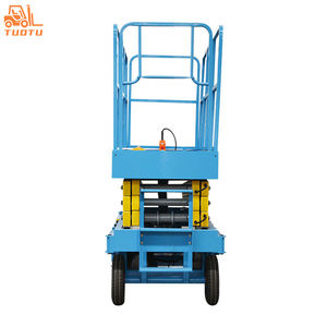 Platform <span class=keywords><strong>Lift</strong></span> Gunting Hidrolik Mobile Listrik 8m 10m Max <span class=keywords><strong>Lift</strong></span> <span class=keywords><strong>20m</strong></span> untuk Medan Berat - Product Image 2