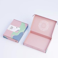 Fournisseur OEM, emballage cosmétique personnalisé avec logo, boîte pliante en carton ondulé recyclé, boîte d'expédition en carton, boîtes en papier avec impression
