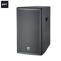 PAT HM12 Enceinte de karaoké professionnelle de 12 pouces de haute qualité avec coque en bois, 350W, pour scène, discothèque, musique, DJ, système sonore