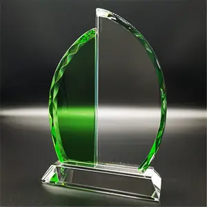 Plusieurs couleurs Personnalisation unique Team Crystal Trophy Champion Crystal Plaque