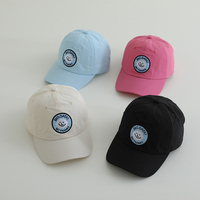 Landfond Multicolor Bordado Nube Algodón Niños Sombrero Nuevo Estilo Primavera Bebé Gorras de béisbol