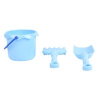 Ensemble d'outils de jardinage pour garçons et filles, 3 pièces, pelle, râteau, seau pour jardinage en plein air, plage, bac à sable, outils de jardinage éducatifs amusants