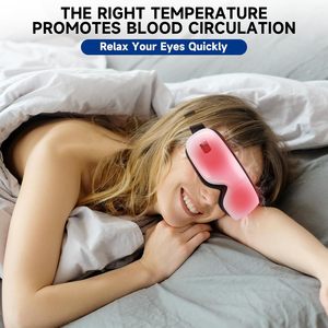 Air Vibration Digital Eye <b>Massager</b> for Eye Relief Heat Compress Eye Care With Music - Product Image 5