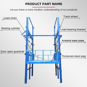 Plataforma Elevadora Hidráulica de Carga Montada en la Pared de Alta Calidad y Bajo <span class=keywords><strong>Precio</strong></span> de Senshuo, Elevador de Carga Interior con Certificación CE ISO - Product Image 3
