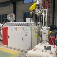 Machine de fabrication de tuyaux flexibles en polyéthylène haute densité (HDPE) PE PPR HDPE de 50 à 110 mm entièrement automatique