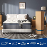 COSTFULL Hochwertige Langlebige King Hybrid Gel-Memory-Foam-Matratze - Umweltfreundlich Atmungsaktiv Hypoallergen für Schlafzimmer und Schule