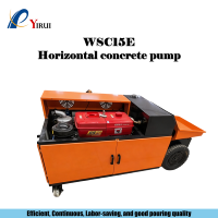 Pompe à béton compacte WSC15E personnalisable 15KW 8m³/h à moteur, à faible prix, pour coulage de béton à couple élevé, garantie 1 an