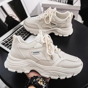 Venta al por mayor de fábrica: Zapatillas deportivas de plataforma de caña alta para hombre, estilo casual, de alta calidad, antideslizantes, para deportes al aire libre. - Product Image 5