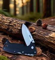 Couteau pliant SBO AD10 en acier S35VN, manche G10, haute dureté, longueur totale 21 cm, garantie 1 an, pour camping et pêche en extérieur