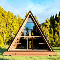 Triangulaire une maison à cadre coupe-vent et imperméable Triangle Prix de la maison Luxe une forme Villa Hôtel