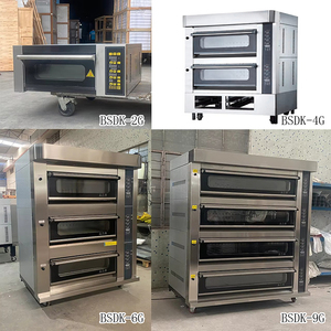 Horno de Convección a Gas Comercial de 3 Niveles y 9 Bandejas <span class=keywords><strong>para</strong></span> Panadería, Tartas y Pizzas - Product Image 6