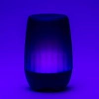 Lampe LED Moderne et Colorée Rechargeable, Veilleuse Respirante avec Bruit Blanc, Lumière Blanche Chaude 2700K, Matériau ABS, Abat-jour Original
