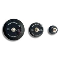 CLOVER Polisseuse sans fil 3 pouces, orbite 12/6 mm, plateau de support 3 pouces, rechargeable, pour voiture