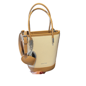 Fashionable A-Design Single-Shoulder Bucket Bag Simple Elegant Crossbody Contrasting Colors Promotional Drawstring Sportpacks