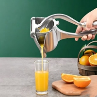 Metalen handmatige citruspers, handmatige citroenpers, huishoudelijke keuken multifunctionele draagbare fruitpers.
