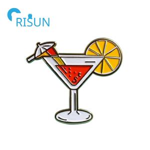 Cócteles clásicos personalizados lindos pines esmaltados para camareros dibujos animados cerveza cóctel lata broche bebida esmalte insignia broche solapa Pin - Product Image 4