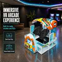 Simulateur de vol de parapente immersif en réalité virtuelle, construction en métal et plastique pour deux joueurs, pour les parcs d'attractions intérieurs et les lieux de divertissement en arcade