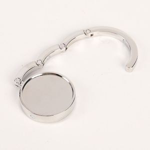 Custom Logo Foldable Purse <b>Hook</b> <b>Adhesive</b> Table Hanger for Handbags - Product Image 3