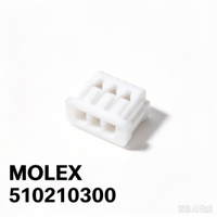 Livraison rapide - Connecteur femelle MOLEX 0510210300 3 broches 1,25 mm pour câble, boîtier de réceptacle pour appareils médicaux et électroniques