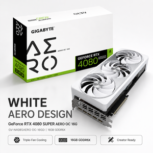 Carte graphique professionnelle RTX 4080 16 Go AERO OC refroidie par ventilateur avec mémoire GDDR5 PCI 4.0 16X 22,4 Gbps 408 Professional - Product Image 4