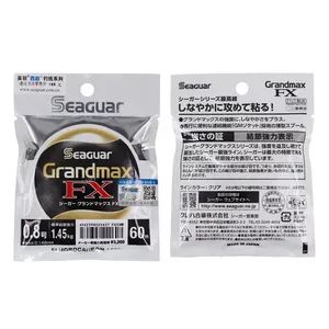 100% Fluorocarbon 낚시 라인 프리미엄 SEAGUAR GRANDMAX FX 60m 낚시 라인 최고의 일본 라인
