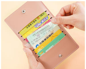 Cartera Delgada y Compacta para Tarjetas, Estuche para Identificación Bancaria y Licencia de Conducir, con Protección Antidesmagnetización, para Hogar Inteligente - Product Image 5