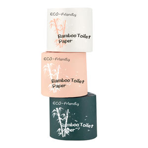 Fabricant de gros personnalisé paquet de pâte de bois vierge solide en bambou 2 plis rouleau de papier toilette souple pour salle de bain en vrac <span class=keywords><strong>pas</strong></span> <span class=keywords><strong>cher</strong></span> - Product Image 4