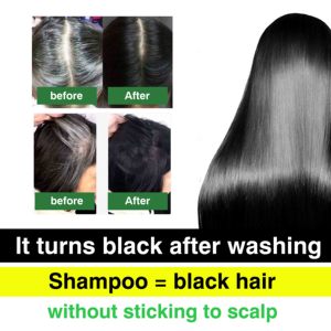 Crema Colorante per Capelli Istantanea Dr.Davey, <span class=keywords><strong>Shampoo</strong></span> per Donna e Uomo, Colore Nero, Ingredienti Naturali - Product Image 2
