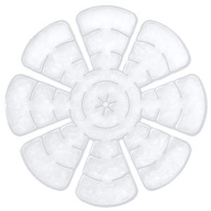 Cuscinetto <span class=keywords><strong>di</strong></span> Ghiaccio <span class=keywords><strong>per</strong></span> Terapia Fredda 22,5*22,5cm, Bianco, <span class=keywords><strong>per</strong></span> Riabilitazione e Raffreddamento Fisico - Product Image 1