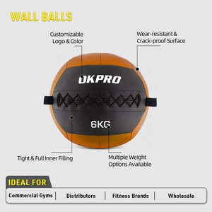 <span class=keywords><strong>Palla</strong></span> <span class=keywords><strong>medica</strong></span> da allenamento OKPRO con logo personalizzato, <span class=keywords><strong>palla</strong></span> da parete in PVC con peso per fitness e allenamento <span class=keywords><strong>della</strong></span> forza - Product Image 5