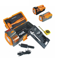 Coffret de 14 pièces cadeau promotionnel portable et pratique Coffret de tournevis à douille Marteau Outil Set Led Work Light Wrench Hex Key Tool Kit