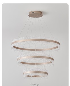 Kolye ışık mutfak yemek odası Nordic yaratıcı Led büyük oturma odası Modern lüks avizeler ve kolye işıkları mutfak - Product Image 2