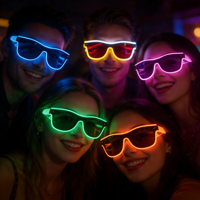 LED-Sonnenbrille |   Mehrfarbig & Vielseitig Einsetzbar für Valentinstag, Geburtstag, Weihnachten & Neujahr |   Großhandel