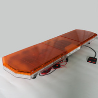 Barre lumineuse de signalisation à LED ambre super fine 3W, 12V-24V, lampe clignotante, étanche, accessoires d'éclairage automobile