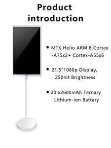 ทีวีแอนดรอยด์แบบพกพา FHD 1080P พร้อมไฟแบ็คไลท์ LED ระบบสัมผัสแบตเตอรี่สแตนด์บายขนาดเล็ก7วันคุ้มค่ามาก - Product Image 3