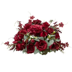 Silk Flower Balls Centerpieces OEM Artificial Rose Flowers Bouquet Flower Balls Wedding Decoration