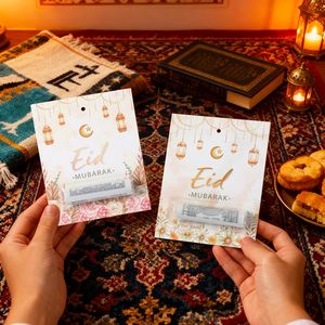 <strong>Eid</strong> Mubarak Money Envelopes Cash Gift <strong>Card</strong> Holders Ramadan Party Decor <strong>EID</strong> White Background Colorful Lantern Banknote <strong>Card</strong>-6pcs - Product Image 2