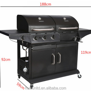 Propane Gas <b>Grill</b> Outdoor Bbq Cooking Smoker <b>Grill</b> Barbecue Indoor Gas Table <b>Grill</b> With Side Burner - Product Image 5